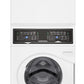 Speed Queen SF7007WE Sf7 Stacked White Washer - Electric Dryer With Pet Plus Sanitize Fast Cycle Times 5-Year Warranty