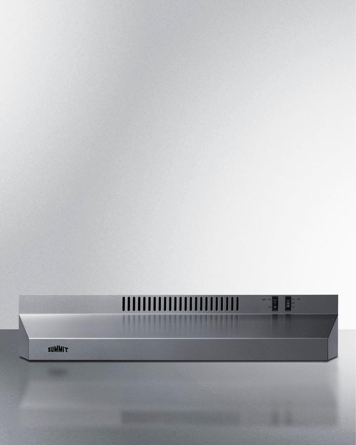 Summit H24RSSADA 24" Under Cabinet Convertible Range Hood, Ada Compliant