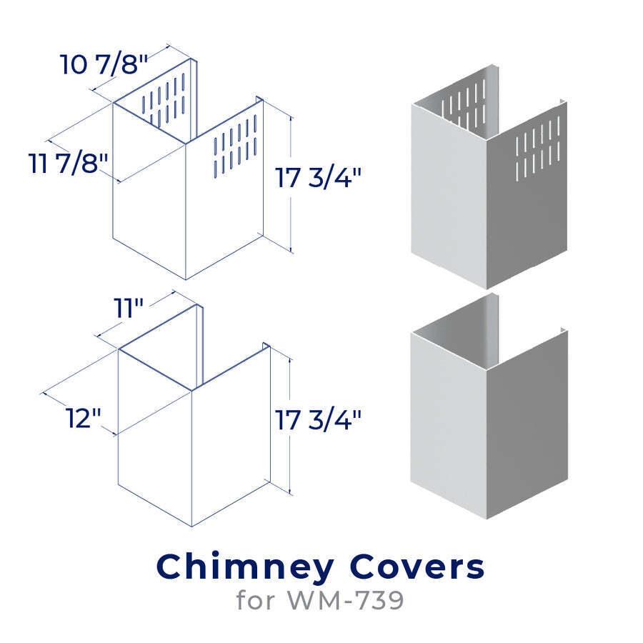 Hauslane CHK005 Chimney Cover Kit - Chk005 (Wm-739) Range Hood Accessories