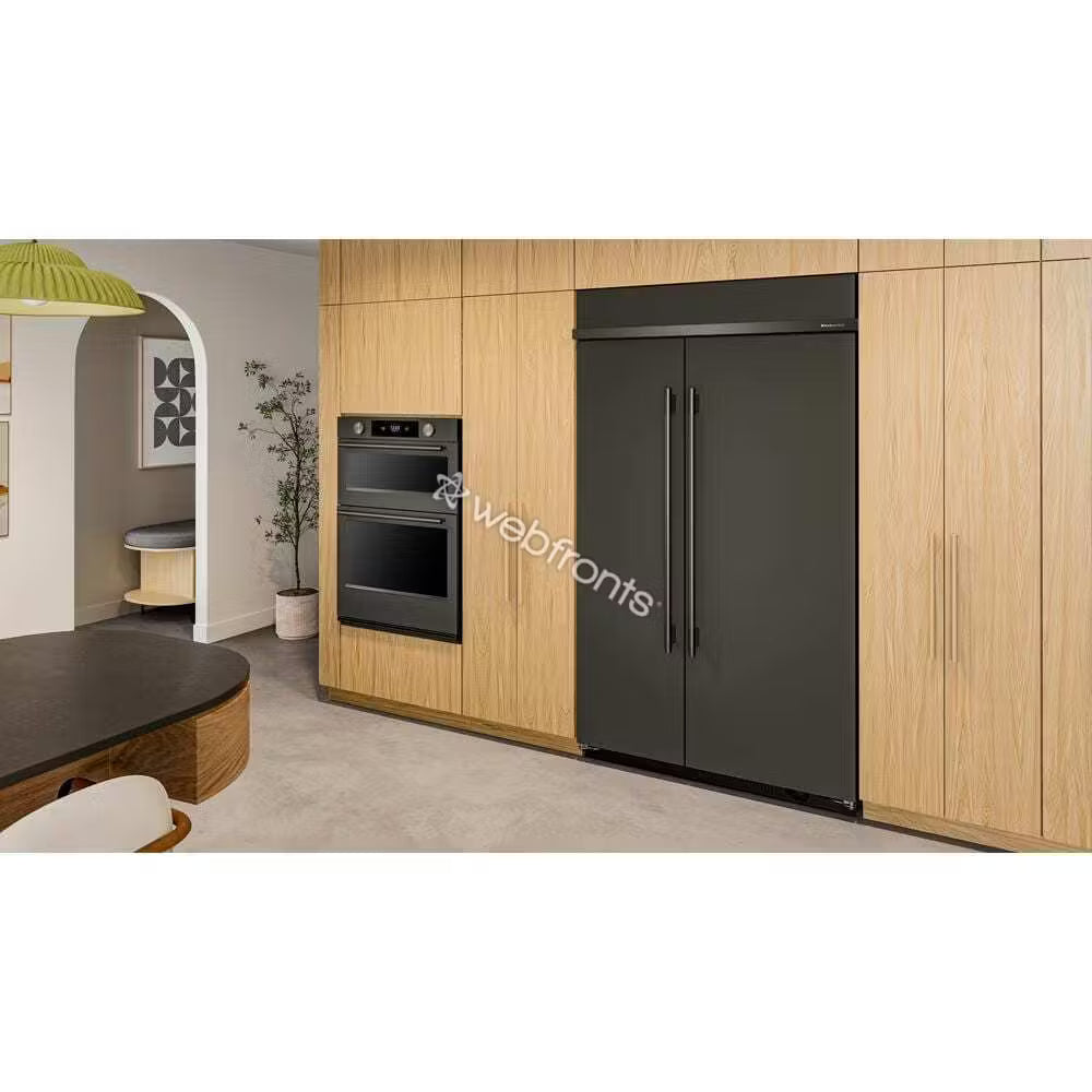 Kitchenaid KBSN742SBE 25.5 Cu. Ft. 42" Built-In Side-By-Side Refrigerator With Platinum Interior