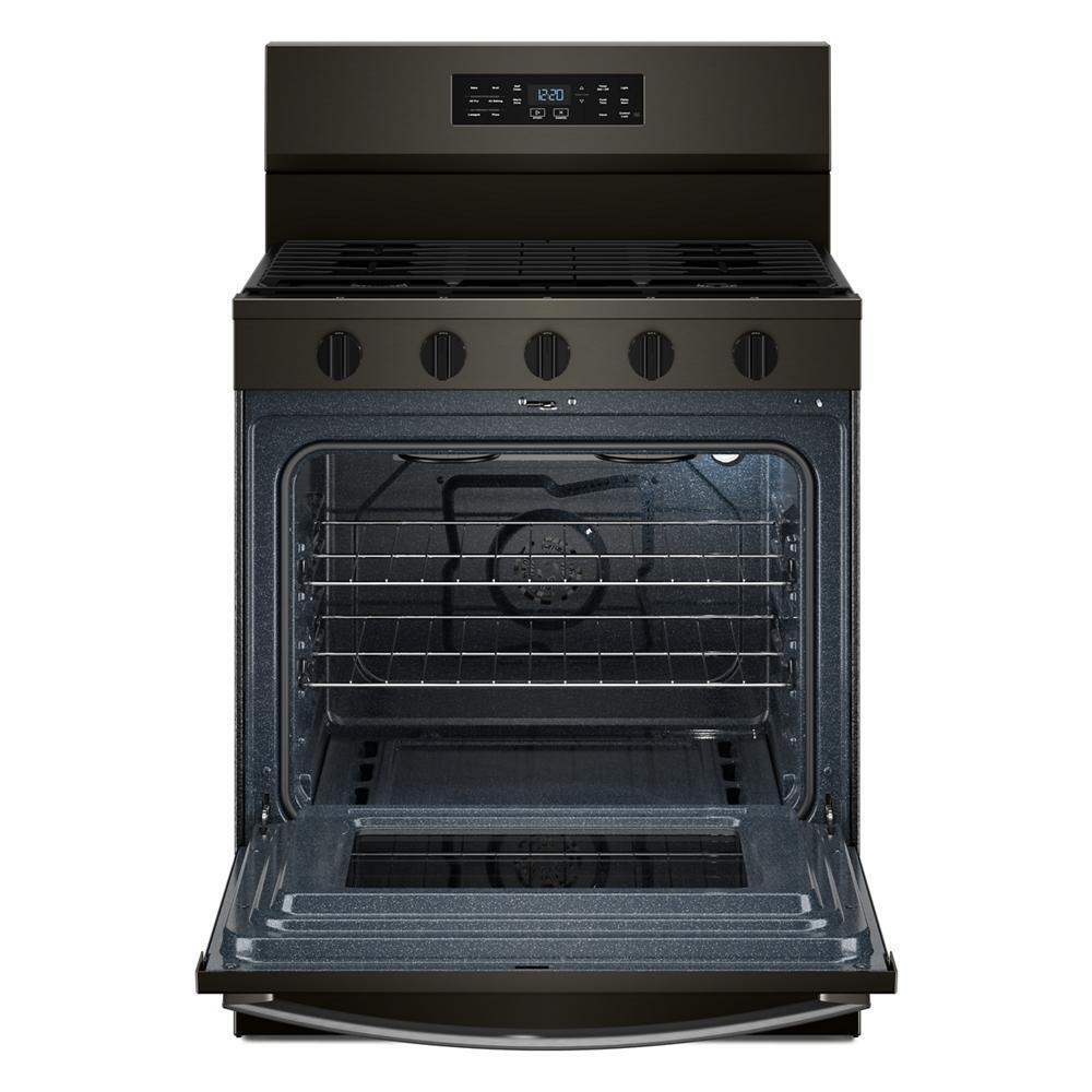 Whirlpool WFGS5730SV 30-Inch Gas Range With Air Cooking Technology And Ez-2-Lift™ Hinged Grates