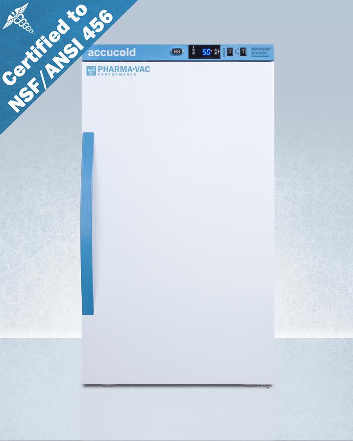 Summit ARS3PV456 3 Cu.Ft. Counter Height Vaccine Refrigerator, Certified To Nsf/Ansi 456 Vaccine Storage Standard