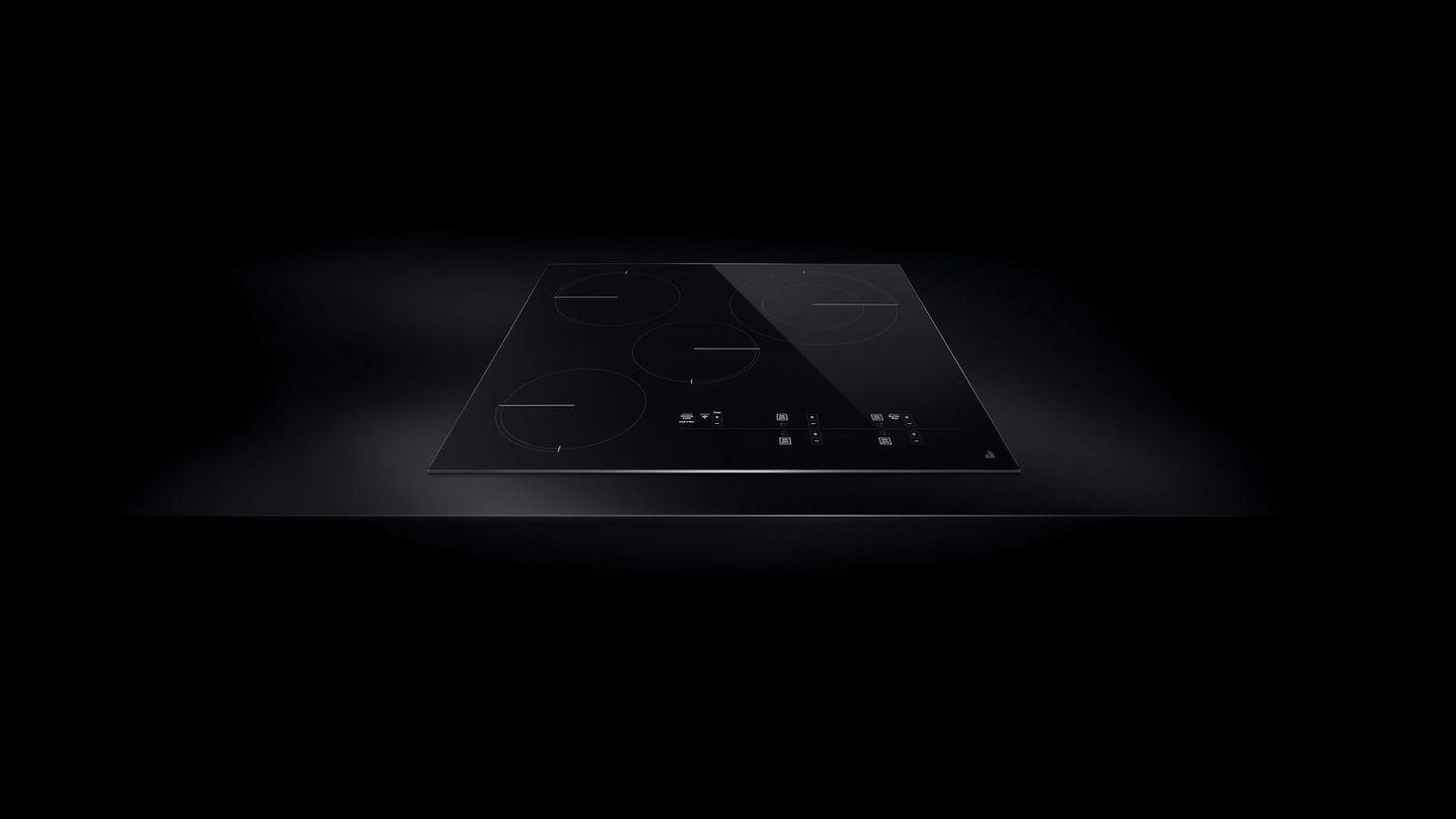 Jennair JEC4424HB Oblivian Glass 24" Electric Radiant Cooktop With Glass-Touch Electronic Controls Black