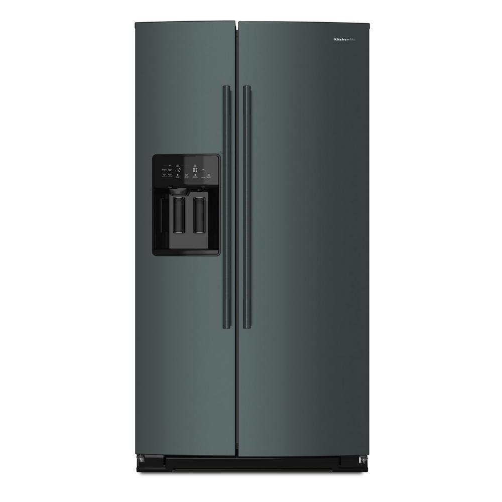 Kitchenaid KRSC536RJP 20.8 Cu. Ft. Counter-Depth Side-By-Side Refrigerator With Exterior Ice And Water Dispenser In Juniper