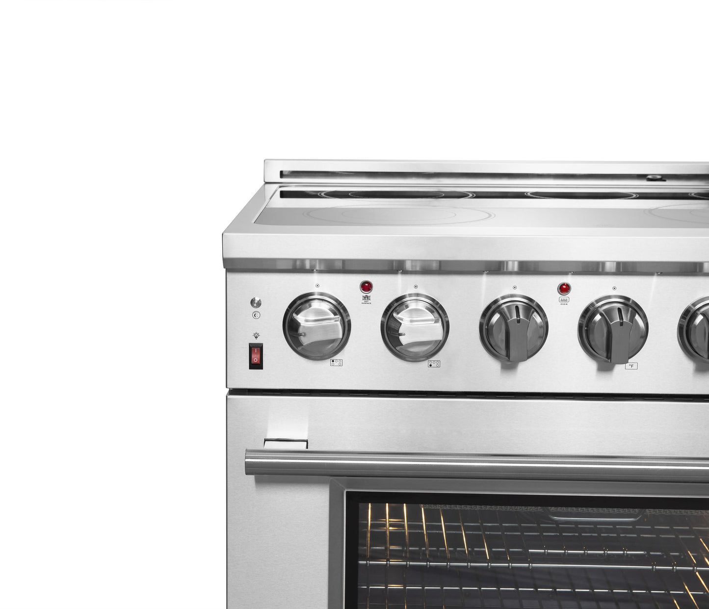 Forno FFSEL602036 Forno Massimo 36" Freestanding Chef _X000D_ Door Electric Range