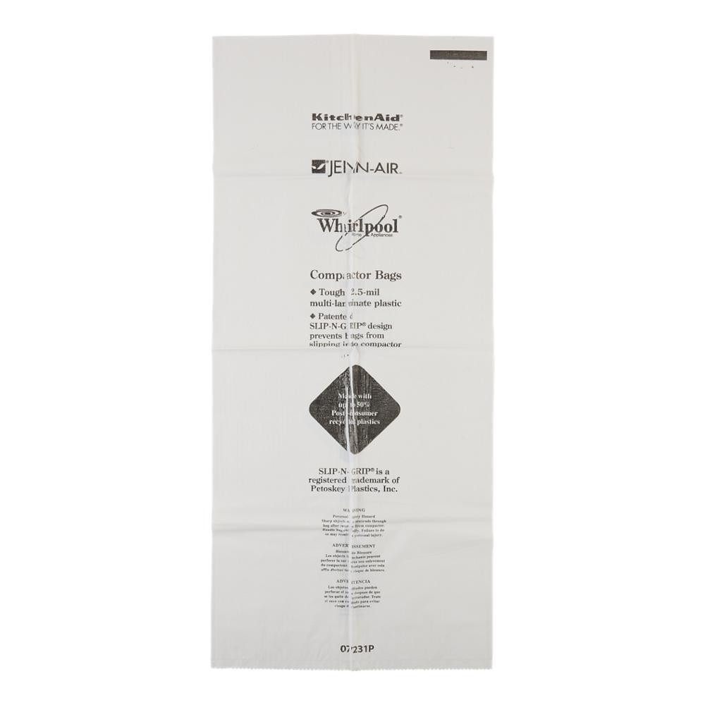 Jennair W10165293RB 60 Pack-Plastic Compactor Bags-18" Models