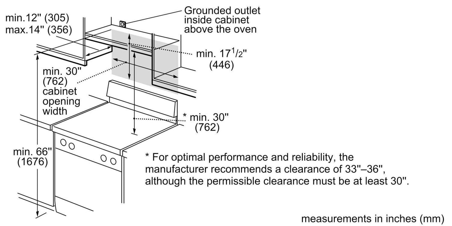 Bosch HMVP054U Benchmark® Over-The-Range Microwave 30" Left Sideopening Door, Stainless Steel Hmvp054U