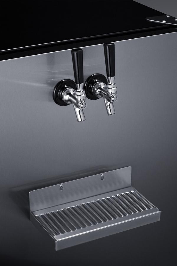 Summit SBC7BRSFRTPADA 24" Wide Front Tap Built-In Beer Kegerator, Ada-Compliant