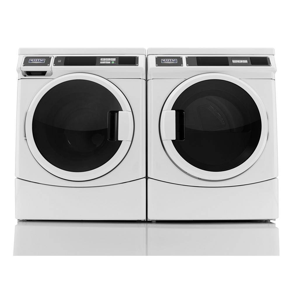 Maytag MDE28PRCYW Commercial Electric Dryer, Card Reader Ready Or Non-Vend