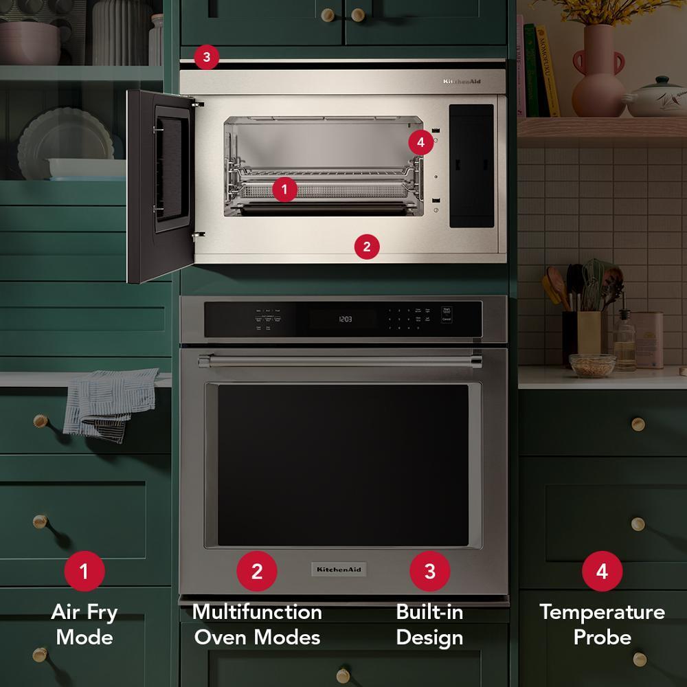 Kitchenaid KMBT730SPS Built-In More-In-One Convection Microwave Oven