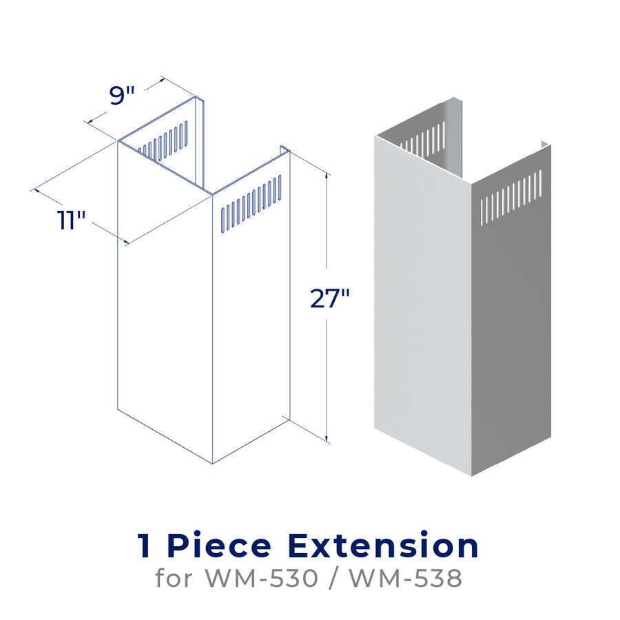Hauslane CHE001 Chimney Extension - Che001 (Wm-530 / Wm-538)