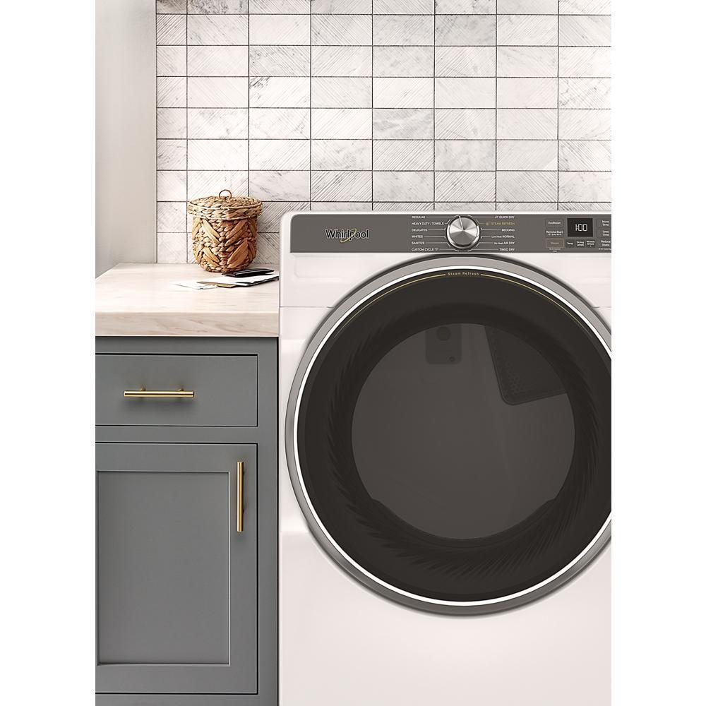 Whirlpool WGD6720RW 7.4 Cu. Ft. Smart Front Load Energy Star® Gas Dryer With Steam Capabilities