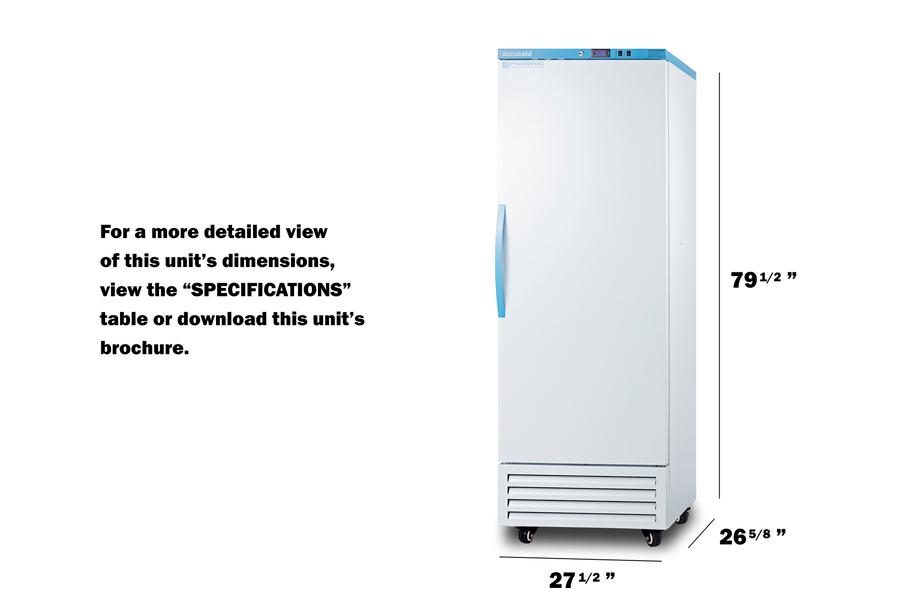 Summit AFS17PVDL2B 14.83 Cu. Ft. Upright Vaccine All-Freezer