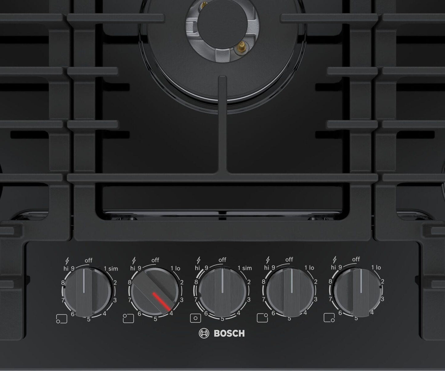 Bosch NGM8049UC 800 Series Gas Cooktop 30" Black Ngm8049Uc