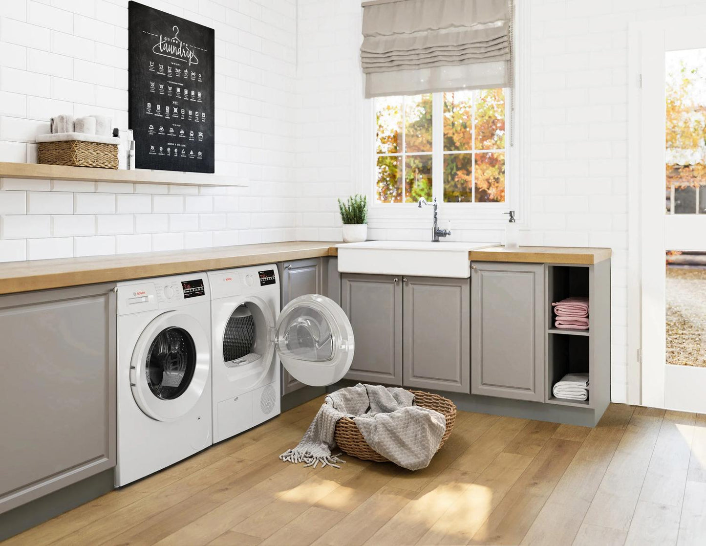 Bosch WGA14400UC 300 Series Compact Washer 1400 Rpm