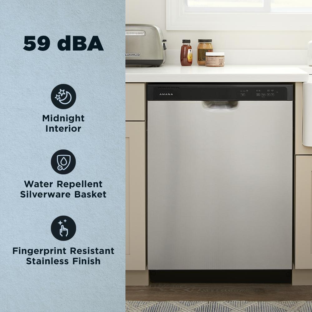 Amana ADFS2524RS Amana® Dishwasher With Midnight Interior