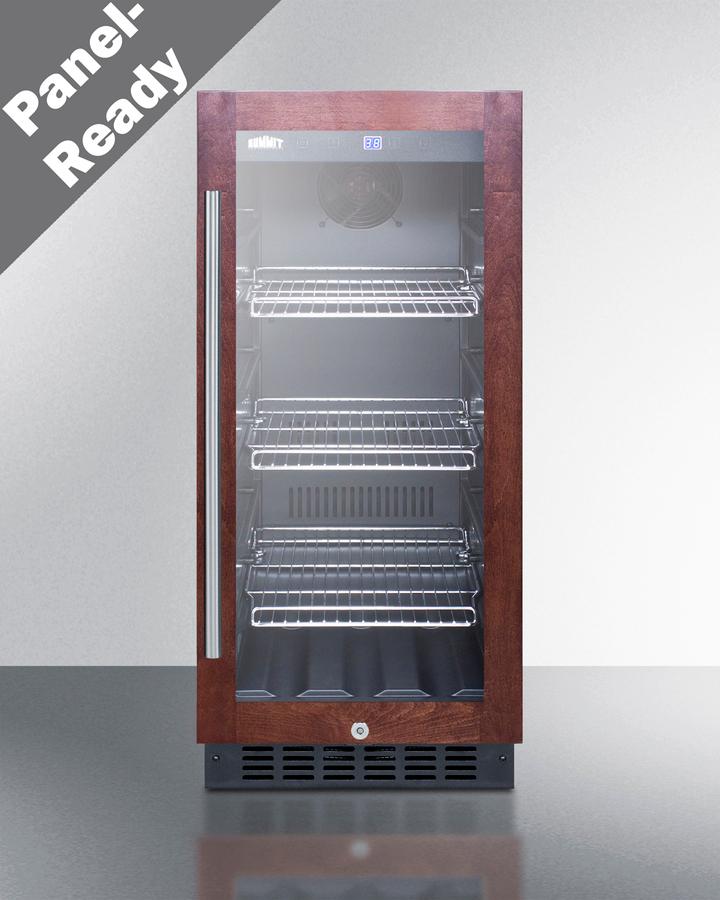 Summit SCR1536BGPNR 15" Wide Built-In Beverage Center (Panel Not Included)