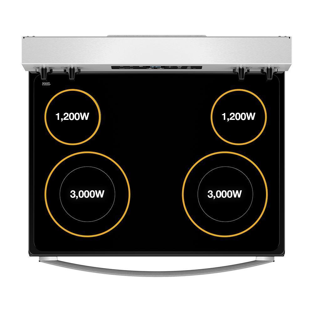 Whirlpool WFES3030RW 30-Inch Electric Range With No Preheat Mode