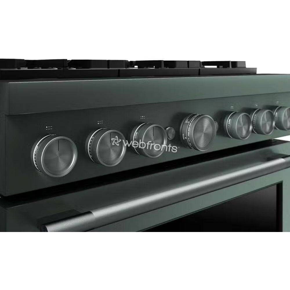 Kitchenaid KFDS936SJP 36-Inch 6 Burner Commercial-Style Dual Fuel Range With No Preheat Air Fry Mode