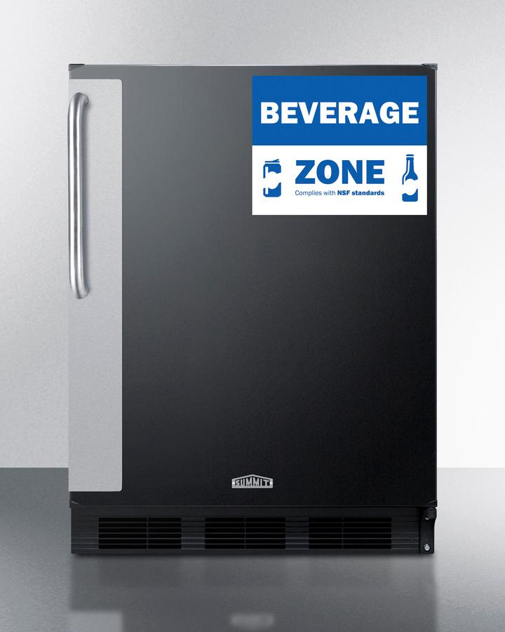 Summit FF6BK7BZ 24" Wide All-Refrigerator