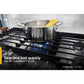 Whirlpool WCGK5030PS 30-Inch Gas Cooktop With Ez-2-Lift™ Hinged Cast-Iron Grates