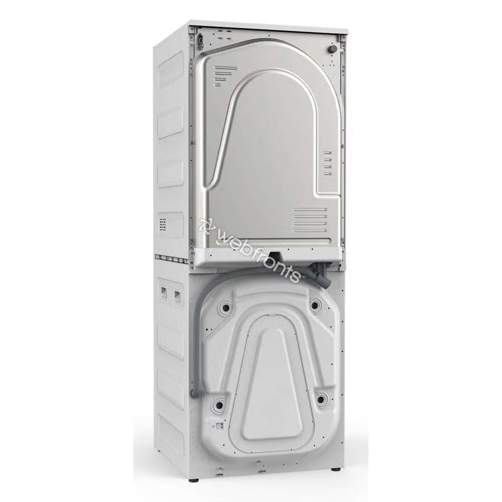Whirlpool WFH5424SW Compact Energy Star® Ventless Heat Pump Laundry Tower With 2.7-Cu Ft Washer And Electric 4.3-Cu Ft Dryer