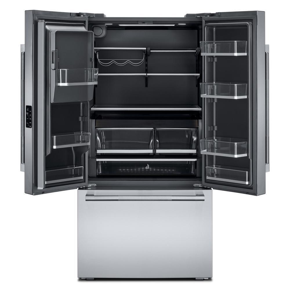 Jennair JFFCCE72SL Rise™ 36" Counter-Depth French Door Refrigerator With External Dispenser
