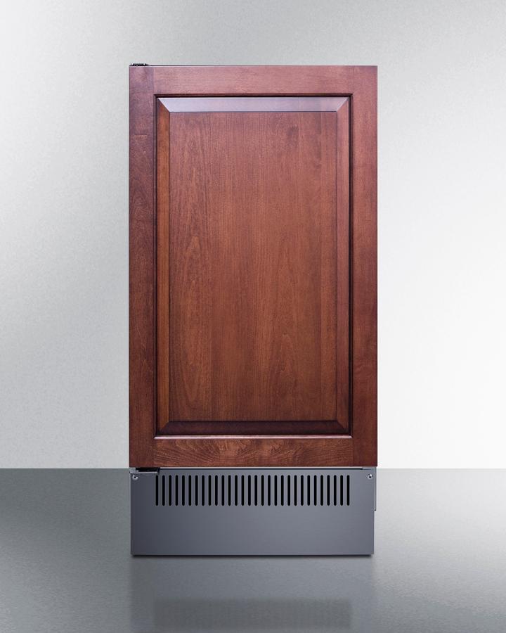 Summit BIM182OSIFLHD 18" Wide Clear Outdoor Icemaker (Panel Not Included)