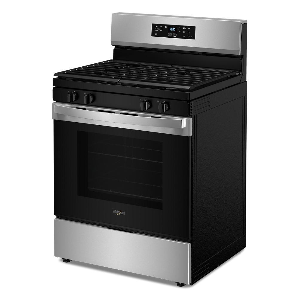 Whirlpool WFGS3530RS 30-Inch Self Clean Gas Range With No Preheat Mode