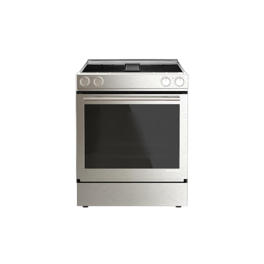Kitchenaid KSEV730TPS 30-Inch 4-Element Electric Downdraft Slide-In Range