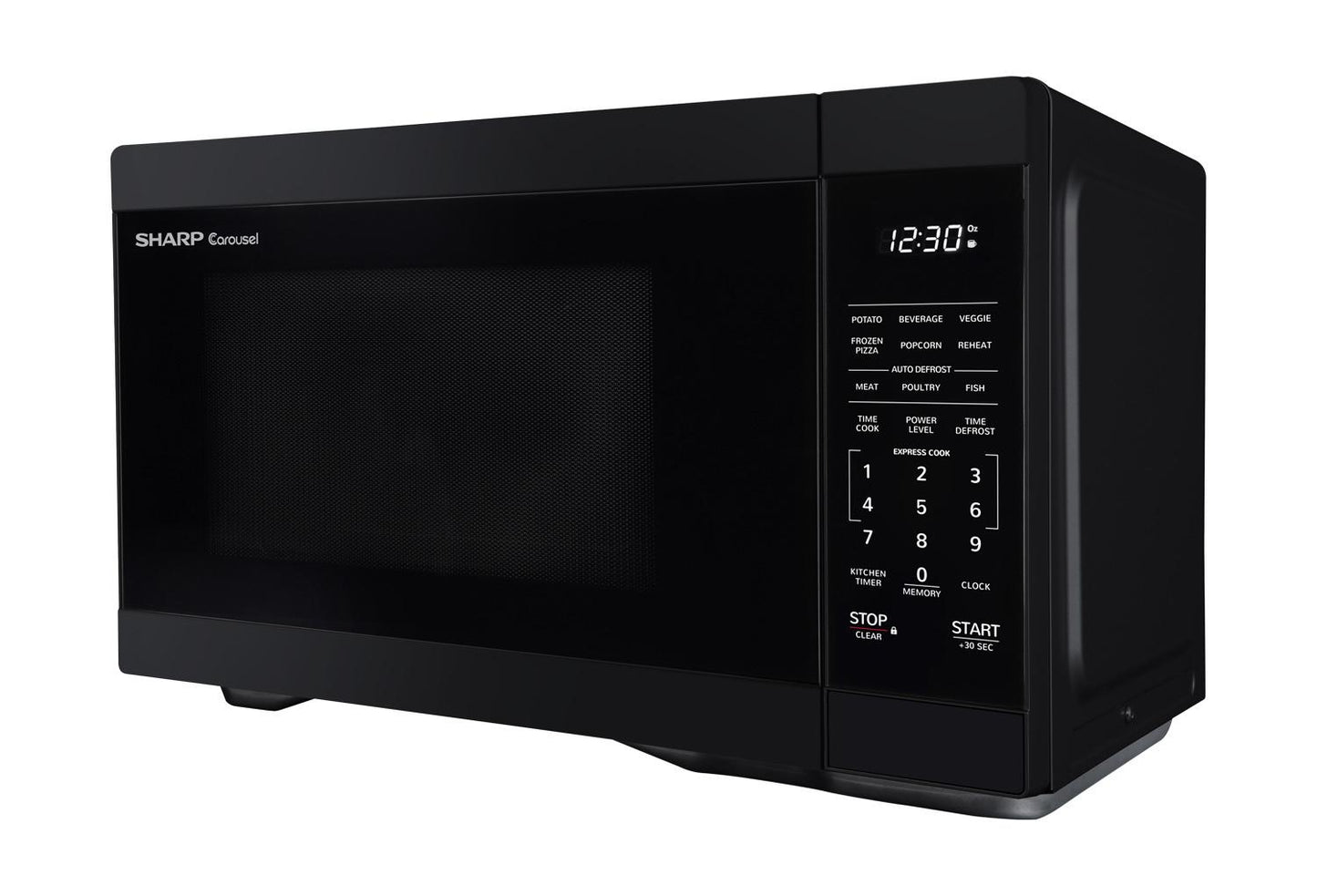 Sharp SMC1161HB 1.1 Cu. Ft. Black Countertop Microwave Oven
