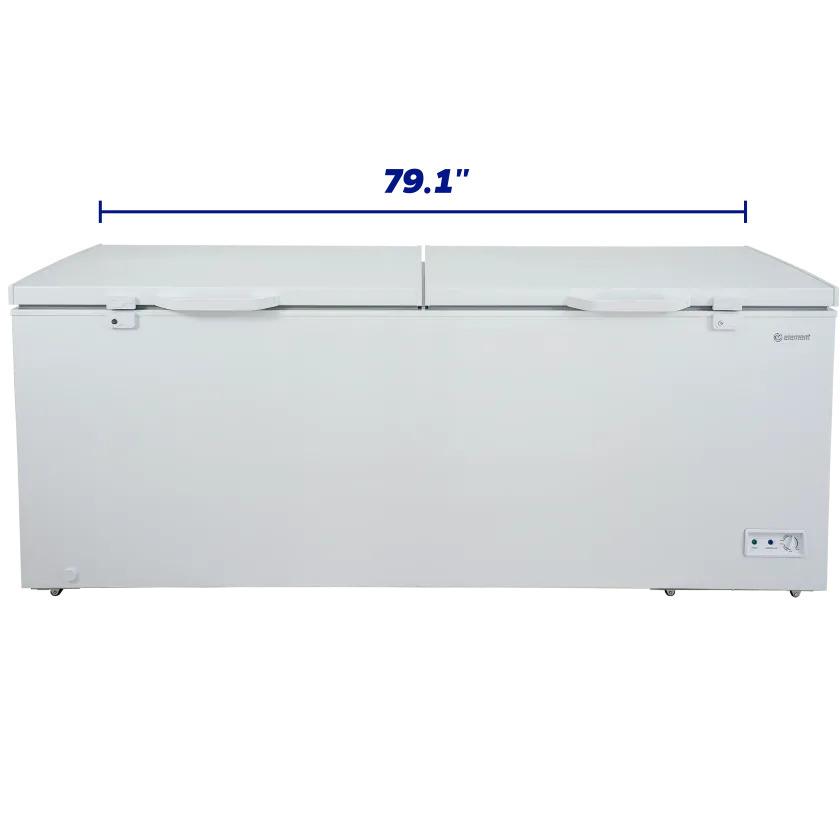 Element Appliance ECF21MDCW Element 21.0 Cu. Ft. Two Door Chest Freezer - White (Ecf21Mdcw)