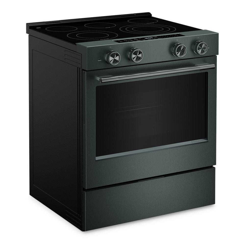 Kitchenaid KSES530SJP 5.3 Cu. Ft. Smart Slide-In Electric Range With Two Even-Heat™ Hyper Elements And Convection Cooking Modes