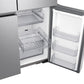 Samsung RF23A9771SRAA 23 Cu. Ft. Smart Counter Depth 4-Door Flex™ Refrigerator With Family Hub™ And Beverage Center In Stainless Steel