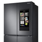 Samsung RF23A9771SGAA 23 Cu. Ft. Smart Counter Depth 4-Door Flex™ Refrigerator With Family Hub™ And Beverage Center In Black Stainless Steel