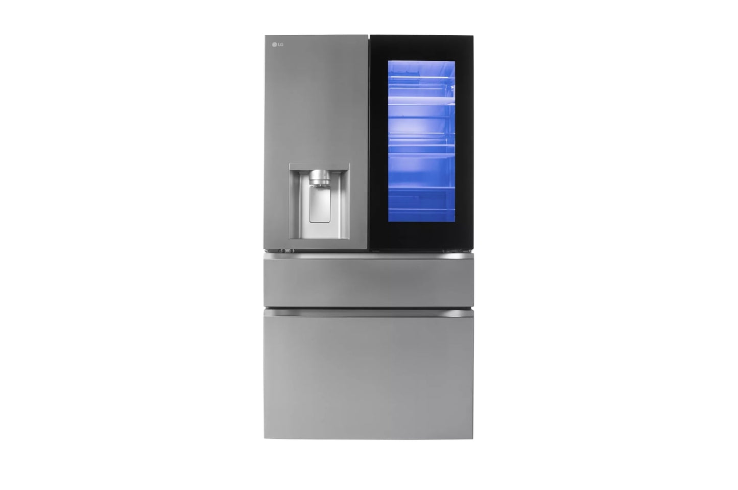 Lg LF29S8365S 29 Cu. Ft. Smart Instaview® Door-In-Door® Standard-Depth Max™ 4-Door French Door Refrigerator With Mycolor™