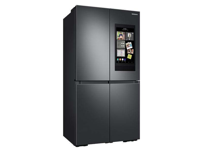 Samsung RF23A9771SGAA 23 Cu. Ft. Smart Counter Depth 4-Door Flex&#8482; Refrigerator With Family Hub&#8482; And Beverage Center In Black Stainless Steel