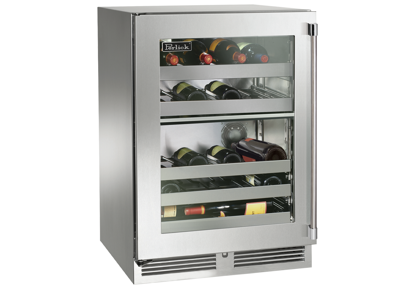 Perlick HP24DS43L 24" Dual-Zone Wine Reserve