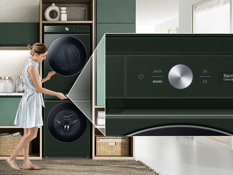 Samsung SKK9MCG Bespoke Stacking And Multicontrol™ Combo Kit In Forest Green