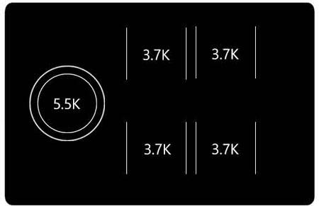 Fisher & Paykel CI365PTX4 Induction Cooktop, 36", 5 Zones, With Smartzone