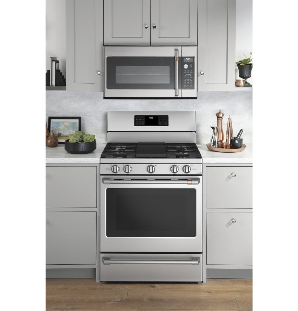 Cafe CGB500P2MS1 Café 30" Smart Free-Standing Gas Range With Convection