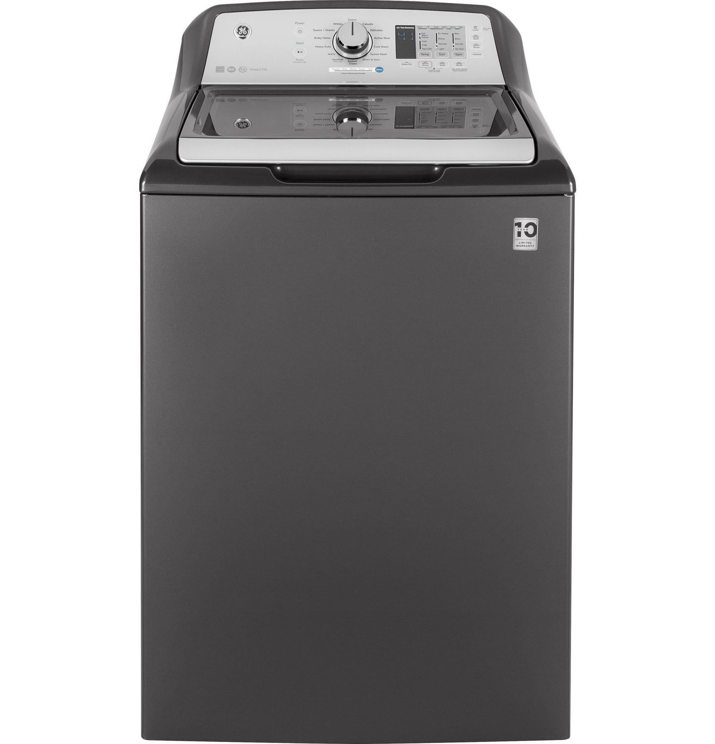 Ge Appliances GTW680BPLDG Ge® 4.6 Cu. Ft. Capacity Washer With Stainless Steel Basket
