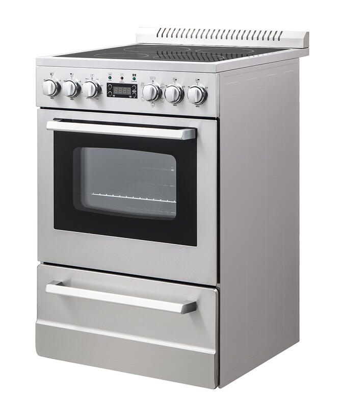 Avanti DER24P3S 24" Deluxe Electric Range (Avanti Elite Series)