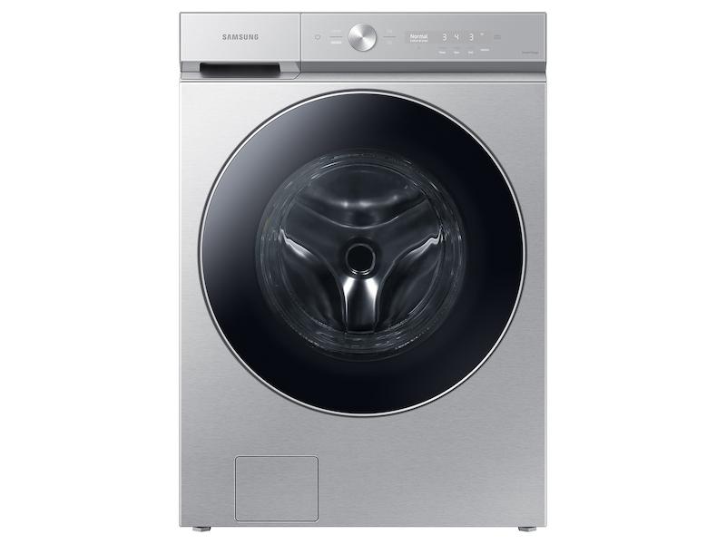 Samsung WF53BB8900AT Bespoke 5.3 Cu. Ft. Ultra Capacity Front Load Washer With Ai Optiwash&#8482; And Auto Dispense In Silver Steel