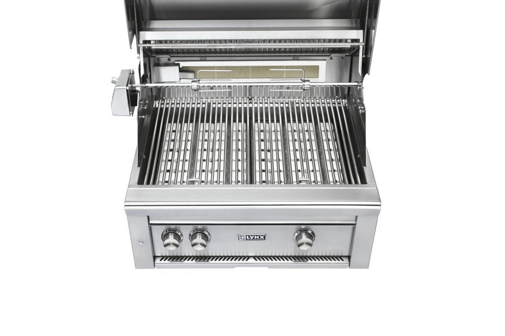 Lynx L30R3NG 30" Lynx Professional Built In Grill With 2 Ceramic Burners And Rotisserie, Ng
