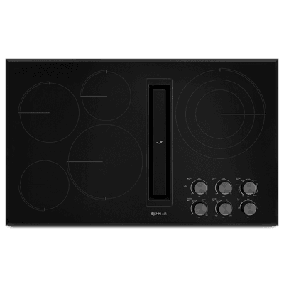 Jennair JED3536GB Black Floating Glass 36" Jx3 Electric Downdraft Cooktop