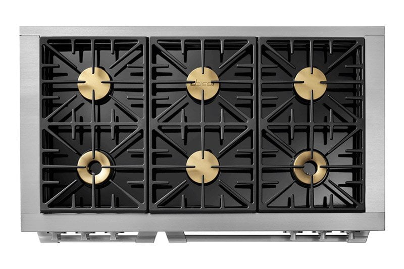 Dacor HGPR48SNG 48" Gas Pro Range, Silver Stainless Steel, Natural Gas