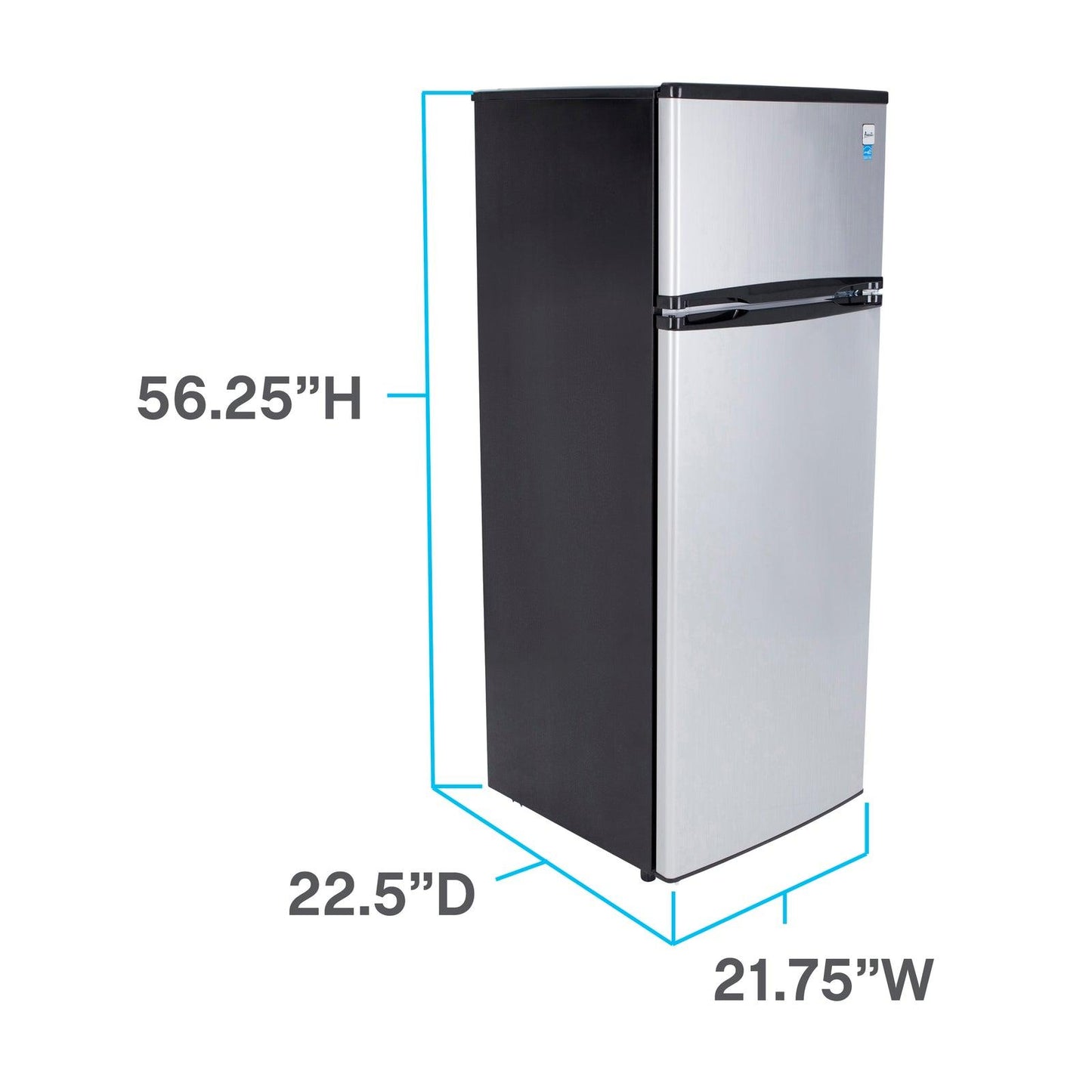 Avanti RA733B3S 7.3 Cu. Ft. Apartment Size Refrigerator