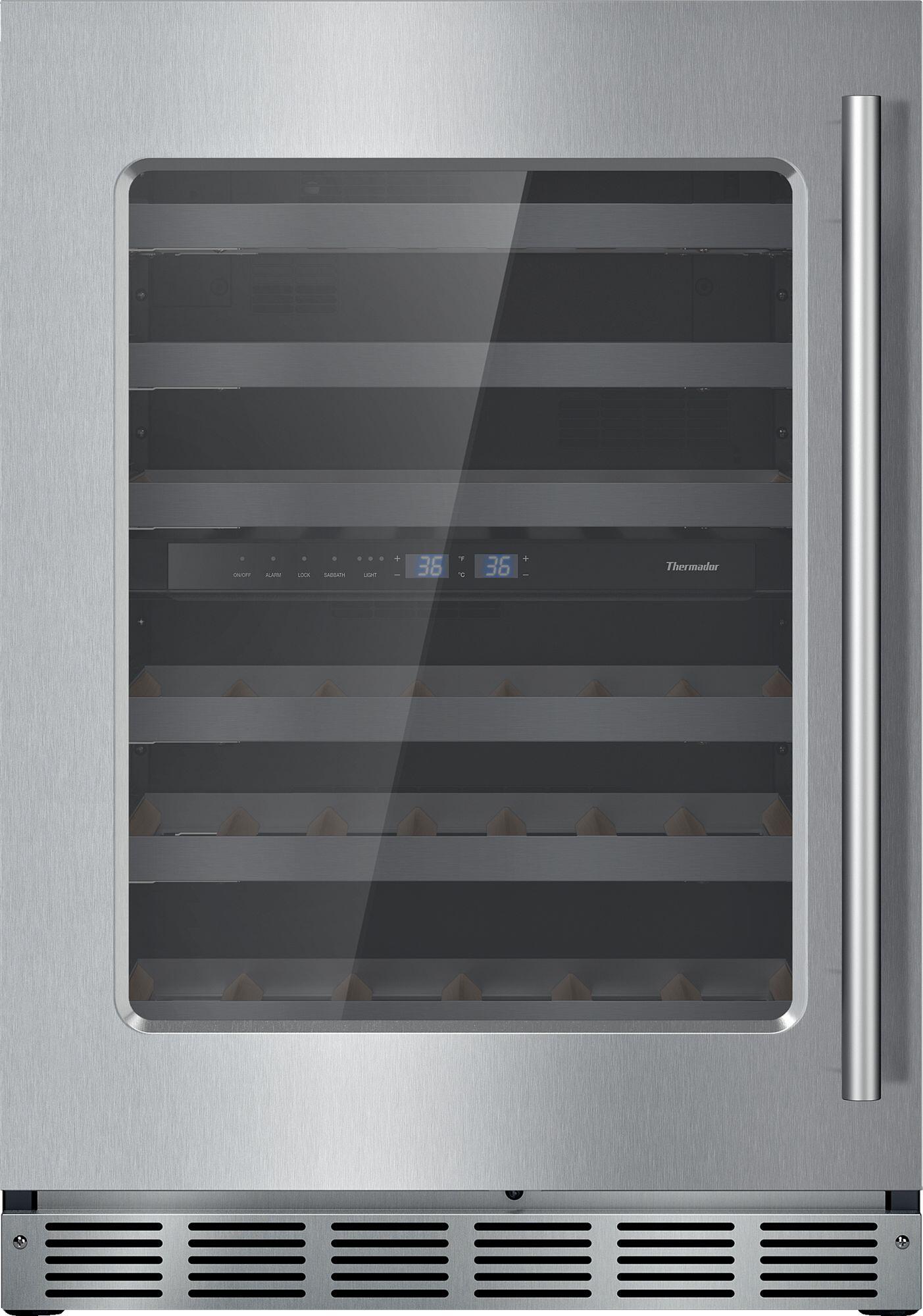 Thermador T24UW915LS Freedom® Wine Cooler With Glass Door 24'' Professional T24Uw915Ls