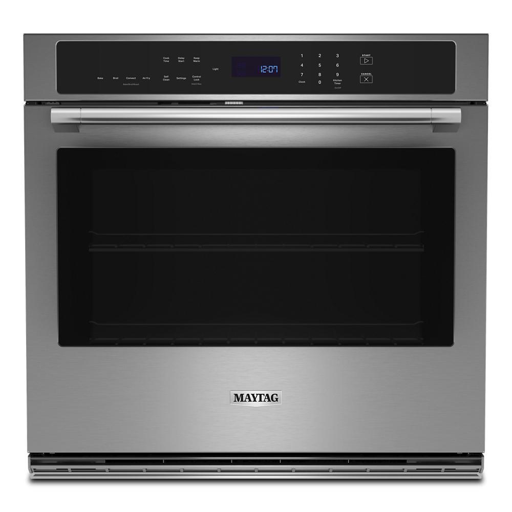 Maytag MOES6027LZ 27-Inch Single Wall Oven With Air Fry And Basket - 4.3 Cu. Ft.